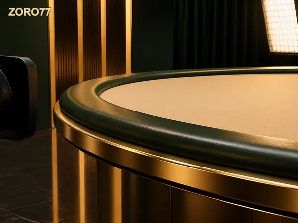 Suasana turnamen snooker dengan pemain bersiap melakukan pukulan di atas meja pertandingan